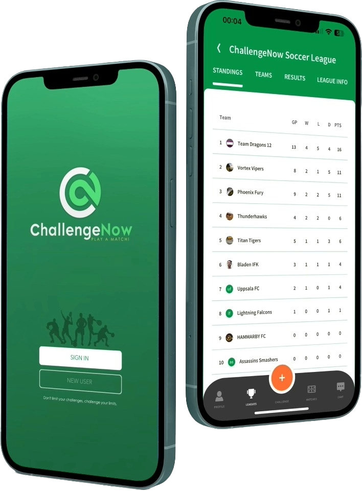 ChallengeNow mobile app preview